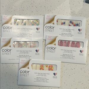Color Street - 5 packs Floral and Plaid Collection